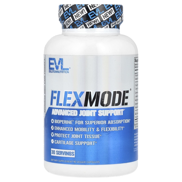 EVLution Nutrition, FlexMode®, улучшенная поддержка суставов, 90 растительных капсул