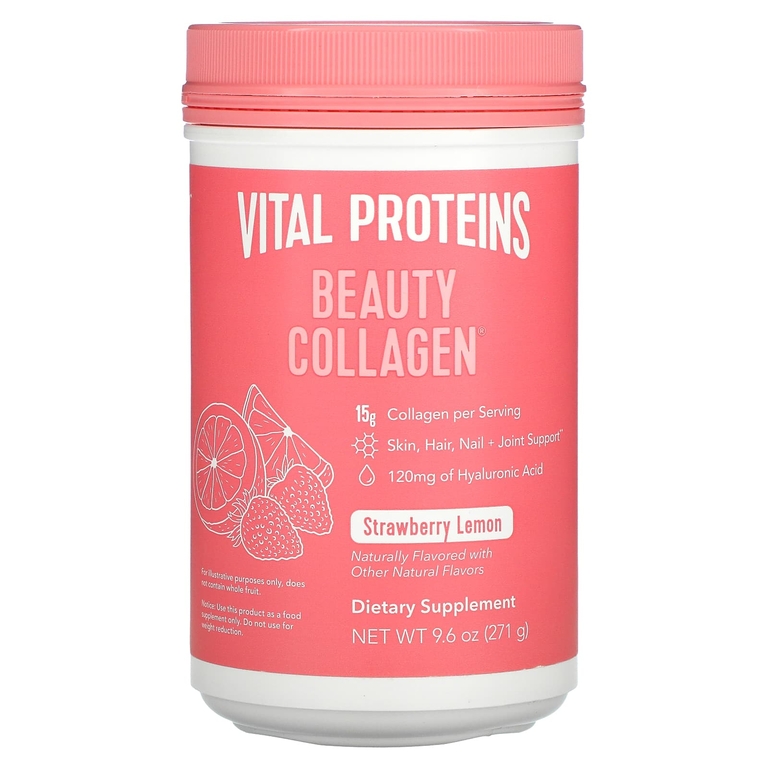 Vital Proteins, Beauty Collagen, клубника и лимон, 271 г (9,6 унции) (Товар снят с продажи) 