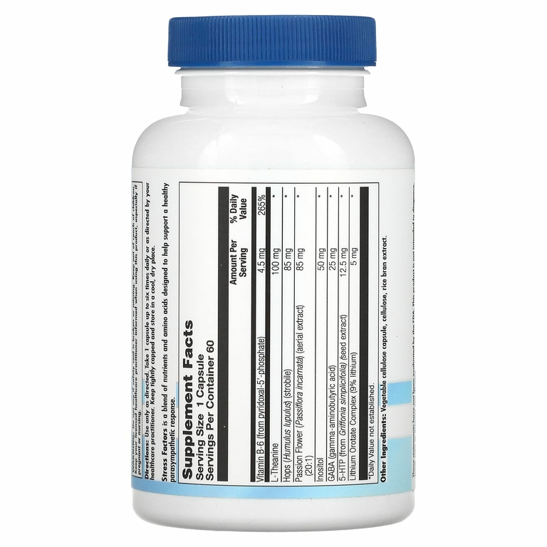 Nutra BioGenesis, Stress Factors`` 60 капсул