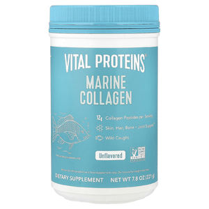 Vital Proteins, морской коллаген, без добавок, 221 г (7,8 унции)