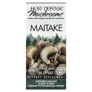 Host Defense, Mushrooms ™, майтаке, 60 капсул
