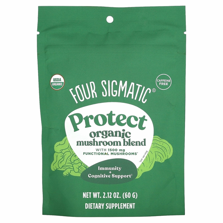 Four Sigmatic, Protect, органическая смесь грибов, 60 г (2,12 унции)