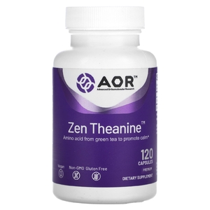 Advanced Orthomolecular Research AOR, Zen Theanine ™, 225 мг, 120 капсул (Товар снят с продажи) 