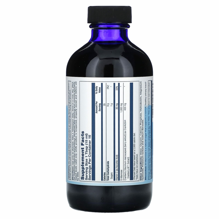 Solaray, Liquid, CranActin D-манноза, 236 мл (8 жидк. Унций)