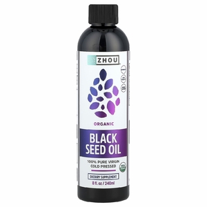 Zhou Nutrition, Органическое масло черного тмина, 240 мл (8 жидк. унц.)