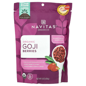 Navitas Organics, Органические ягоды годжи, 16 унц. (454 г)