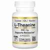 California Gold Nutrition, L-теанин, с AlphaWave, 200 мг, 60 растительных капсул