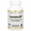 California Gold Nutrition, TheanineUP, сфокусированная энергия, L-теанин и кофеин, 60 растительных капсул