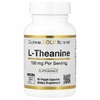 California Gold Nutrition, L-теанин, с AlphaWave®, 100 мг, 60 растительных капсул