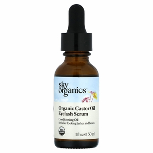 Sky Organics, сыворотка для ресниц с органическим касторовым маслом, 30 мл (1 жидк. унция)