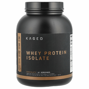 Kaged, изолят сывороточного протеина, вкус шоколада, 1,36 кг (3 фунта)