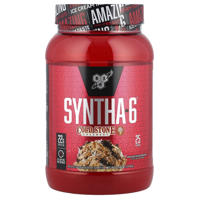 BSN, Syntha-6, маслобойна с холодными камнями, германхолатекаке, 1,17 кг (2,59 фунта)