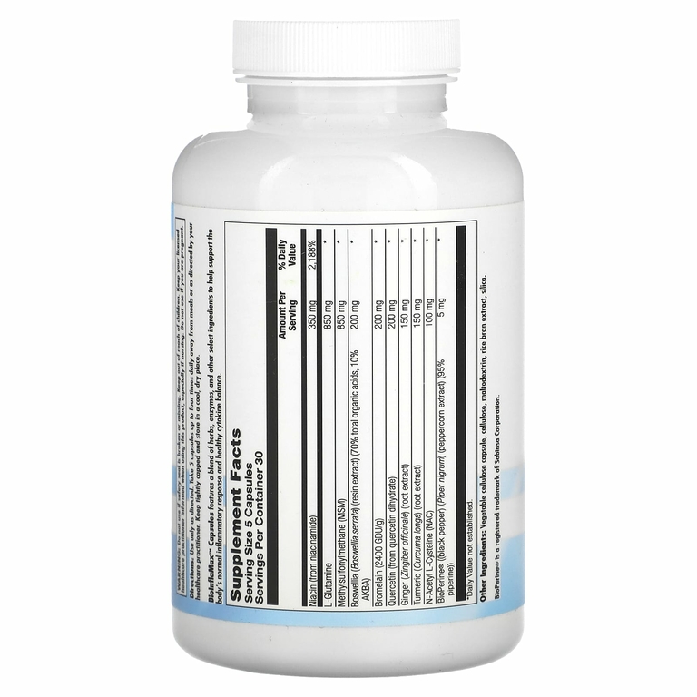 Nutra BioGenesis, BioInflaMax капсулы, 150 капсул