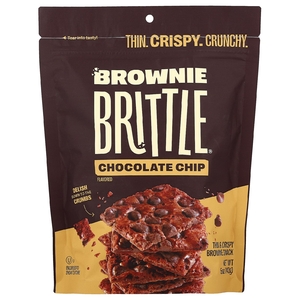 Sheila G's, Brownie Brittle, тонкие брауни, шоколадная крошка, 142 г (5 унций)