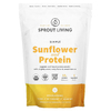 Sprout Living, Простой протеин из семян подсолнечника, 454 г (1 фунт)