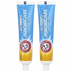 Arm & Hammer, зубная паста против кариеса с фтором, чистая мята, двойная упаковка, 170 г (6,0 унций) каждая