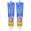 Arm & Hammer, зубная паста с фторидом отбеливающая против кариеса, чистая мята, двойная упаковка, 170 г (6 унций) каждая