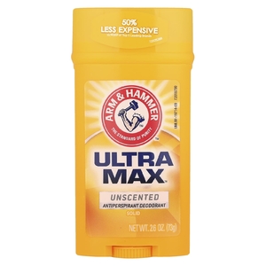 Arm & Hammer, UltraMax, твердый дезодорант для мужчин, без запаха, 2,6 унции (73 г)