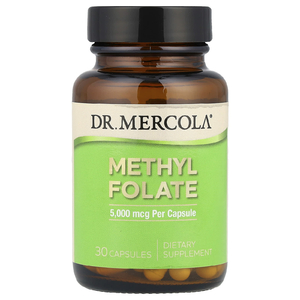 Dr. Mercola, Метилфолат, 5 мг, 30 капсул