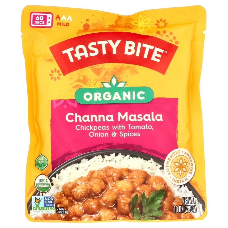 Tasty Bite, Органическая индийская чанна масала, мягкая, 285 г (10 унций)