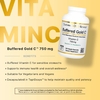 California Gold Nutrition, Gold C, GOLD Standard, буферизованный витамин C, аскорбат натрия, 750 мг, 240 растительных капсул