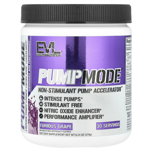 EVLution Nutrition, Усилитель выработки оксида азота, добавка для повышения производительности во время тренировок, яростный виноград, 174 г (6,14 унции)