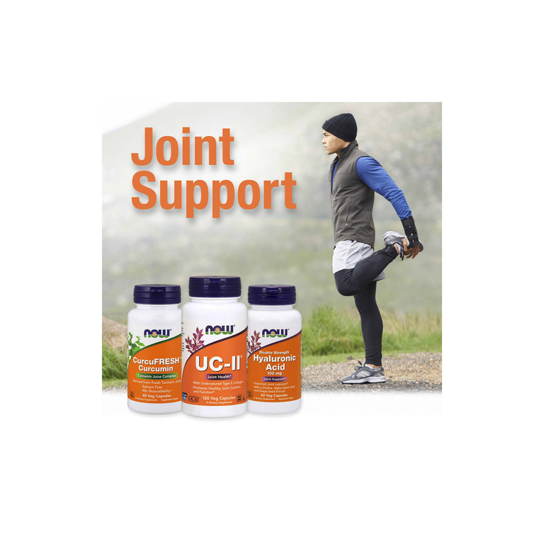 NOW Foods, Улучшенная формула для укрепления суставов UC-II, 60 растительных капсул