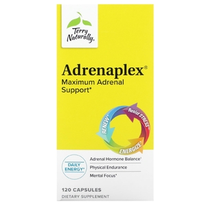 Terry Naturally, Adrenaplex, максимальная поддержка надпочечников, 120 капсул