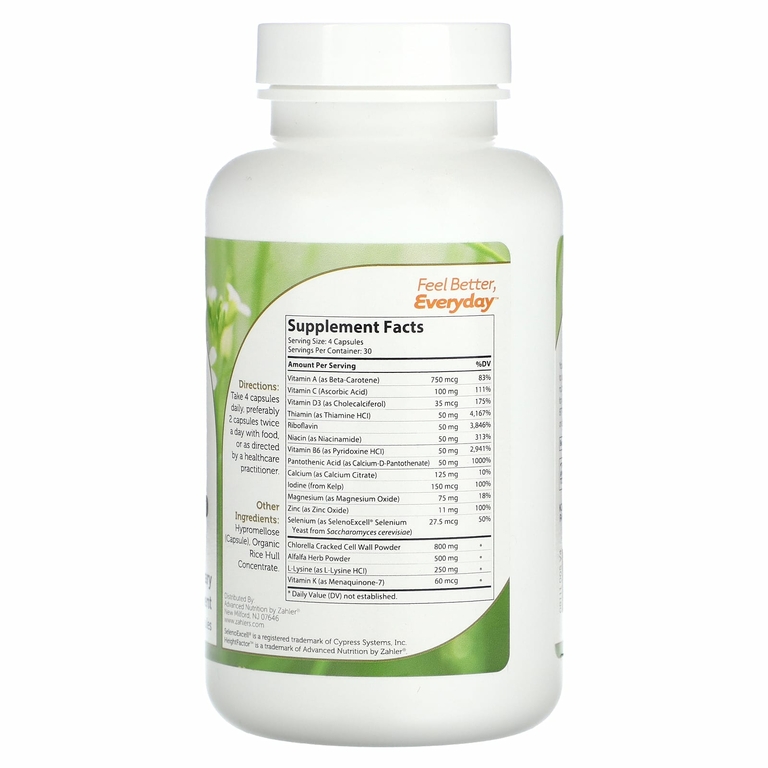 Zahler, HeightFactor, 120 капсул