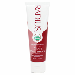 RADIUS, Органическая зубная паста, гвоздика и кардамон, 85 г (3 унции)