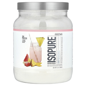 Isopure, Протеиновый порошок, тропический пунш, 400 г