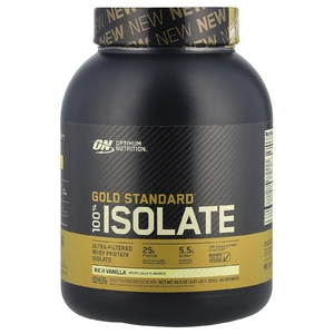 Optimum Nutrition, Gold Standard, 100% изолят, со вкусом ванили, 1,32 кг (2,91 фунта)