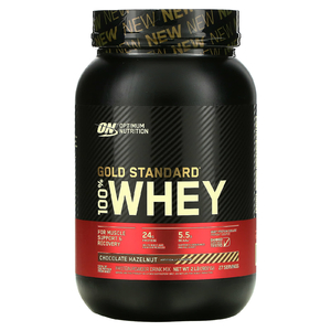 Optimum Nutrition, Gold Standard, 100% сыворотка, со вкусом фундука в шоколаде, 907 г (2 фунта)