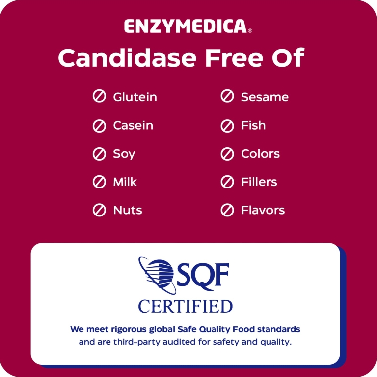 Enzymedica, смесь пищеварительных ферментов для поддержки баланса флоры в кишечнике, 120 капсул