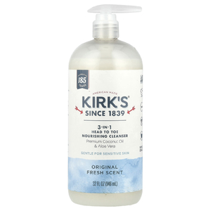 Kirk's, Питательное очищающее средство 3-в-1, Original Fresh, 946 мл (32 жидк. Унции)