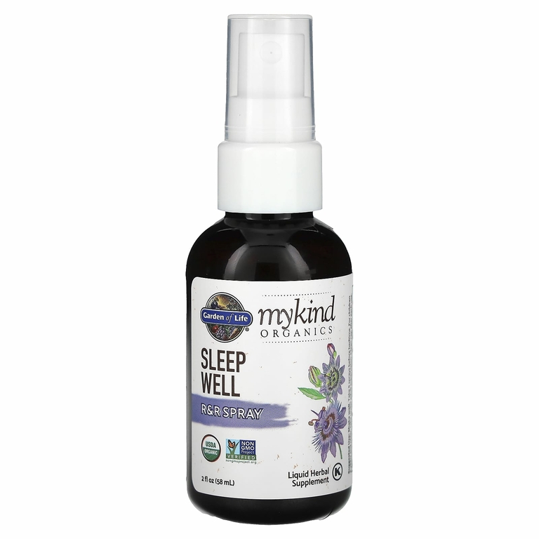 Garden of Life, MyKind Organics, Sleep Well, спрей для улучшения качества сна, 58 мл (2 унции)