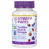 SmartyPants, мультивитамины и омега-3 кислоты для малышей, виноград, апельсин и голубика, 90 жевательных конфет