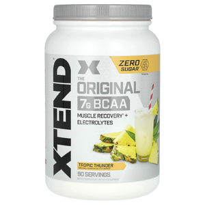 Xtend, The Original, 7 г аминокислот с разветвленной цепью (BCAA), со вкусом тропических фруктов, 1,26 кг (2,78 фунта)