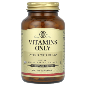 Solgar, Vitamins Only, витамины, 90 вегетарианских капсул