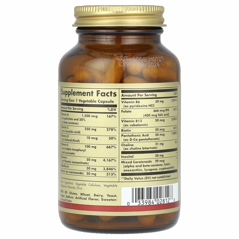 Solgar, Vitamins Only, витамины, 90 вегетарианских капсул