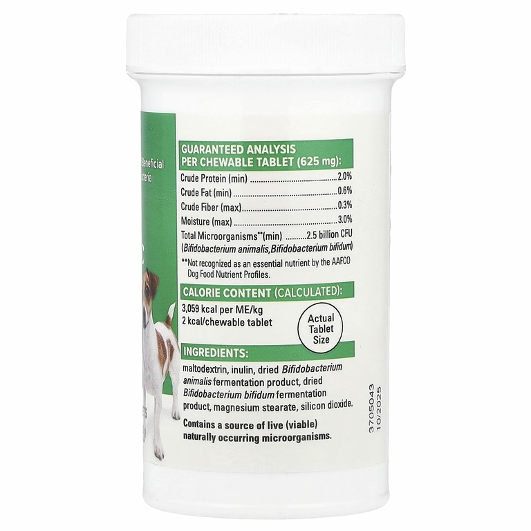 Terry Naturally, Probiotic Daily ™, для собак, 60 жевательных таблеток, 37,5 г (1,32 унции)