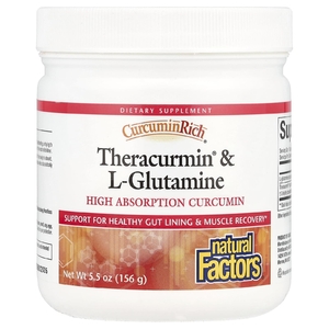 Natural Factors, CurcuminRich, средство восстановления и роста мышц Куркумайзер, 5,5 унций (156 г)