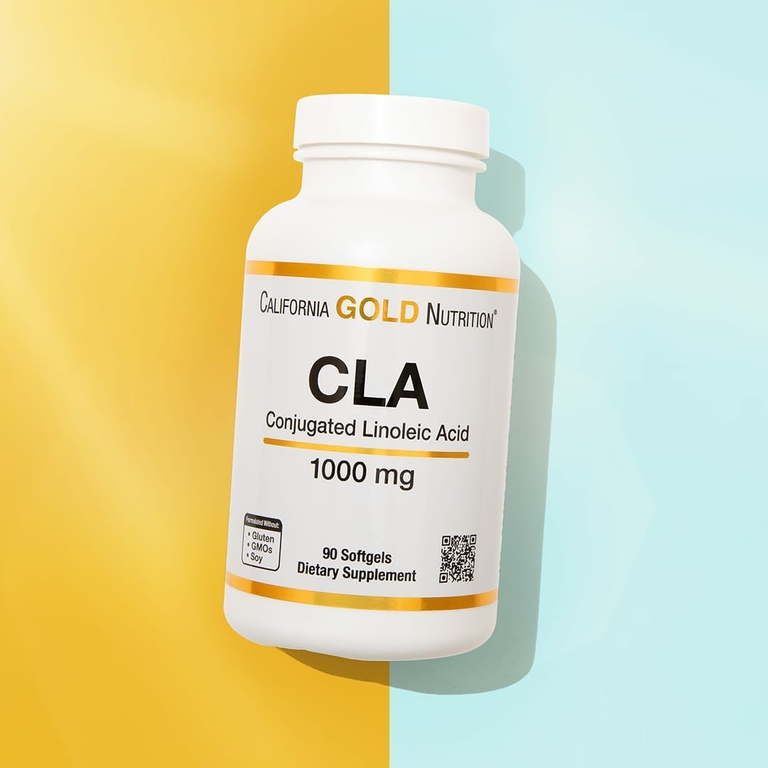 California Gold Nutrition, Clarinol, КЛК, конъюгированная линолевая кислота, 1000 мг, 90 мягких таблеток