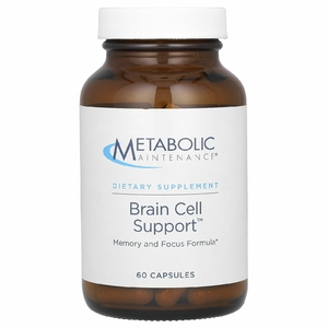 Metabolic Maintenance, Brain Cell Support, добавка для здоровья мозга, 60 капсул