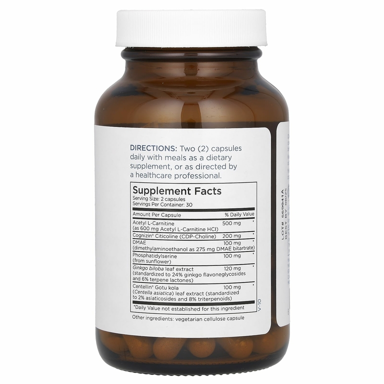 Metabolic Maintenance, Brain Cell Support, добавка для здоровья мозга, 60 капсул