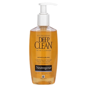 Neutrogena, Deep Clean, очищающее средство для лица, для нормальной и жирной кожи, 200 мл (6,7 жидк. унц.) (Товар снят с продажи) 