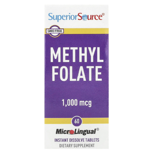 Superior Source, метилфолат, 1000 мкг, 60 таблеток