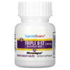 Superior Source, Triple B-12, B-6, фолиевая кислота, 60 быстрорастворимых таблеток MicroLingual