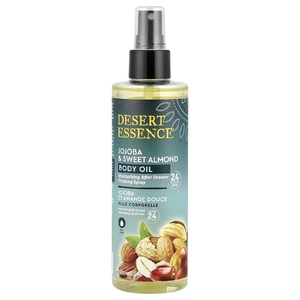 Desert Essence, Масло для тела жожоба и сладкого миндаля, 8,28 жидких унций (245 мл)