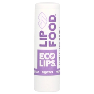 Eco Lips, Lip Food, защита, органический бальзам для губ, ваниль, лаванда и масло семян тыквы, 4,25 г (0,15 унции) (Товар снят с продажи) 